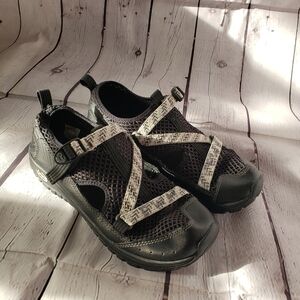 Chaco Odyssey Performance Footwear Hiking Shoes Mesh Sandals Size 5 Black